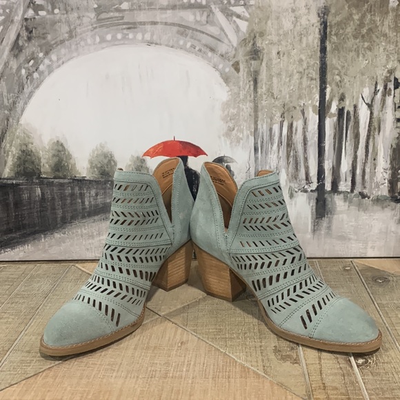 Frye Allister Leather Bootie Pale Jade 7 - Picture 4 of 16